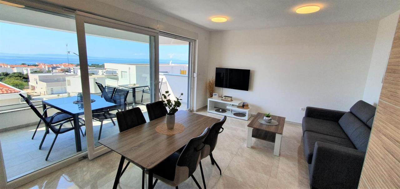 Seahorse Luxury Apartment With Pool And Sea View Novalja Eksteriør bilde